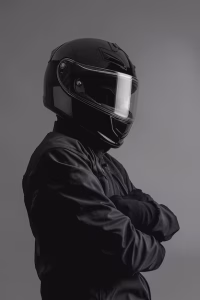 primer-plano-casco-motocicleta