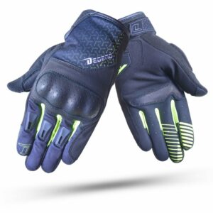 DEGEND Guantes SHIVER Hombre negro y flúor - verano